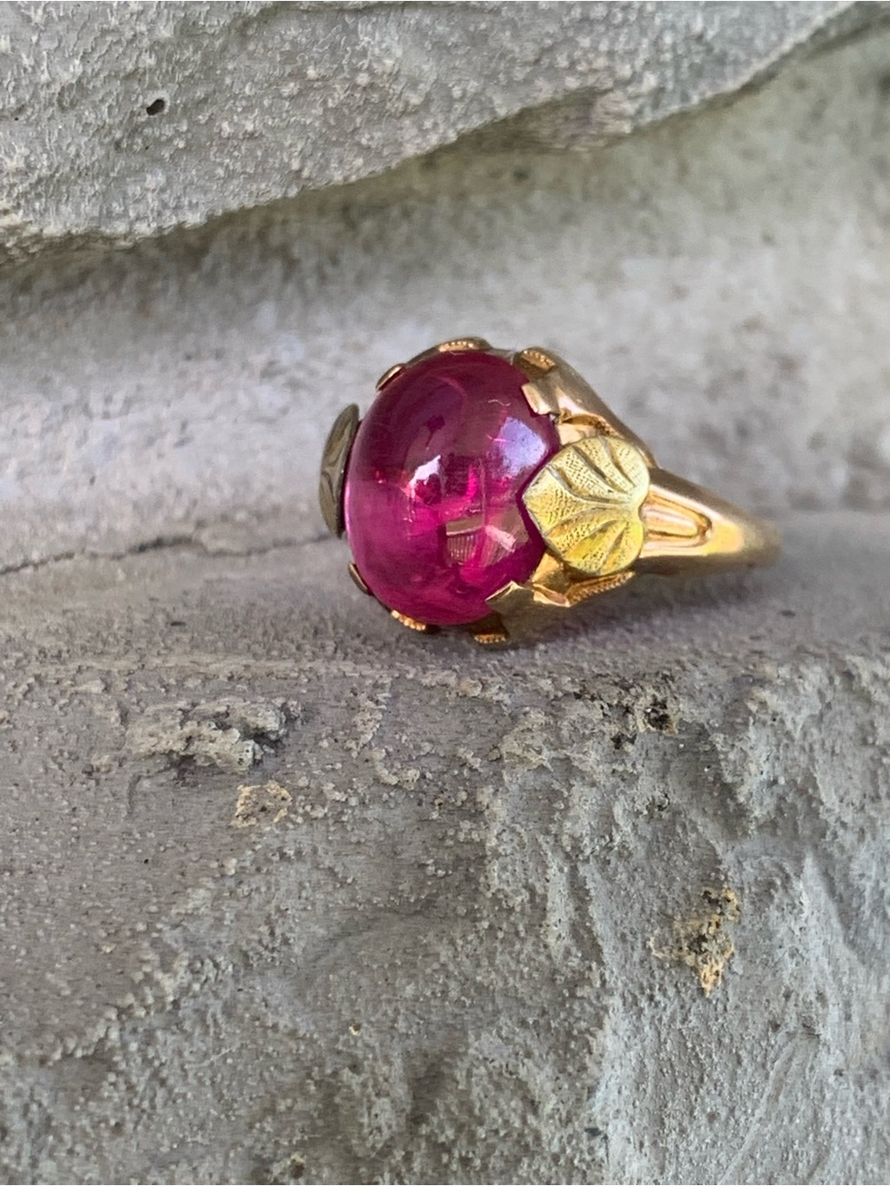 10k vintage ruby ring - Picture 10 of 11